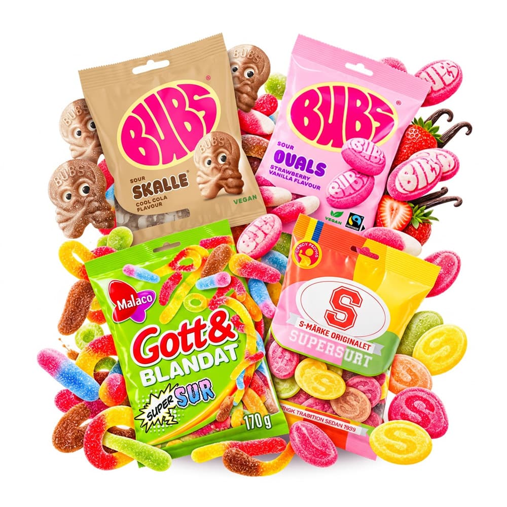 Swedish Candy - Super Sour Mix Pack