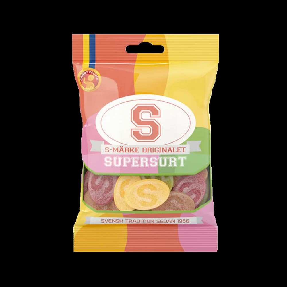Supersour S-märke