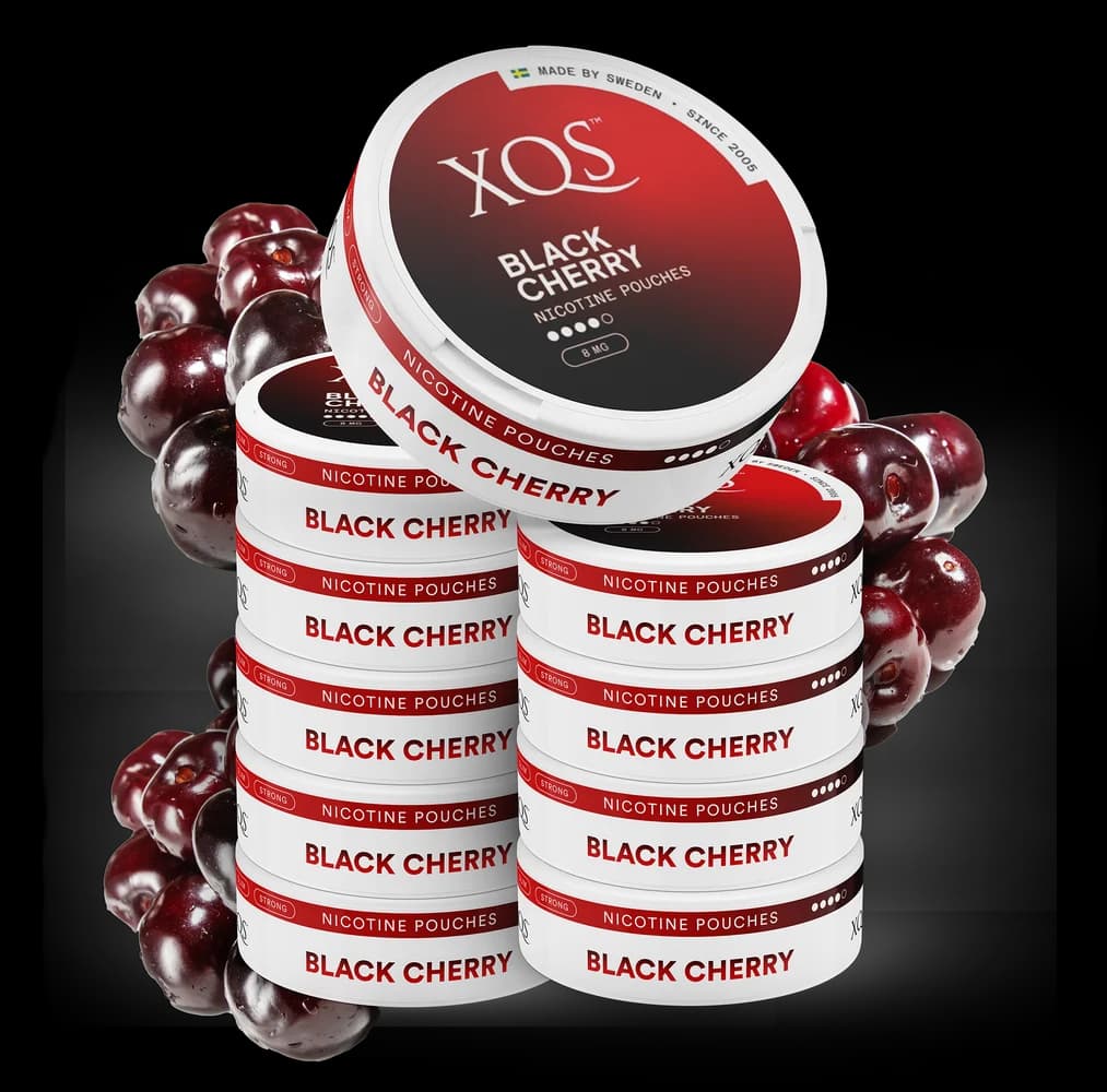 10 Cans XQS Black Cherry Strong