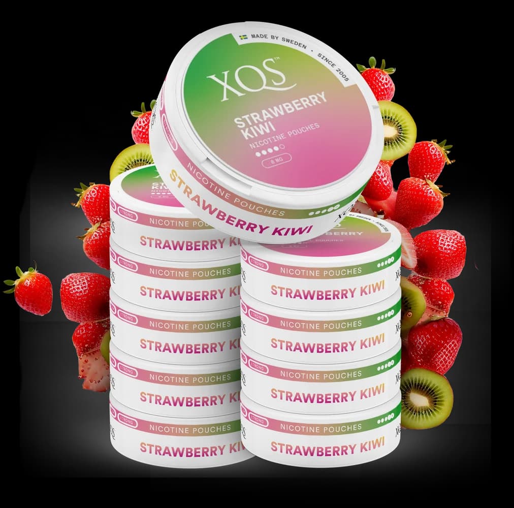 10 Cans XQS Strawberry Kiwi Slim Strong