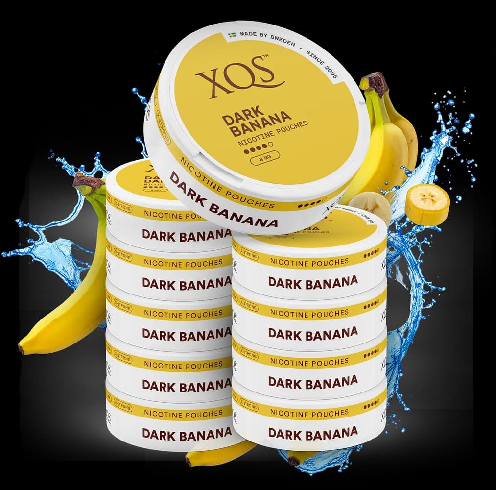 10 Cans XQS Dark Banana Strong
