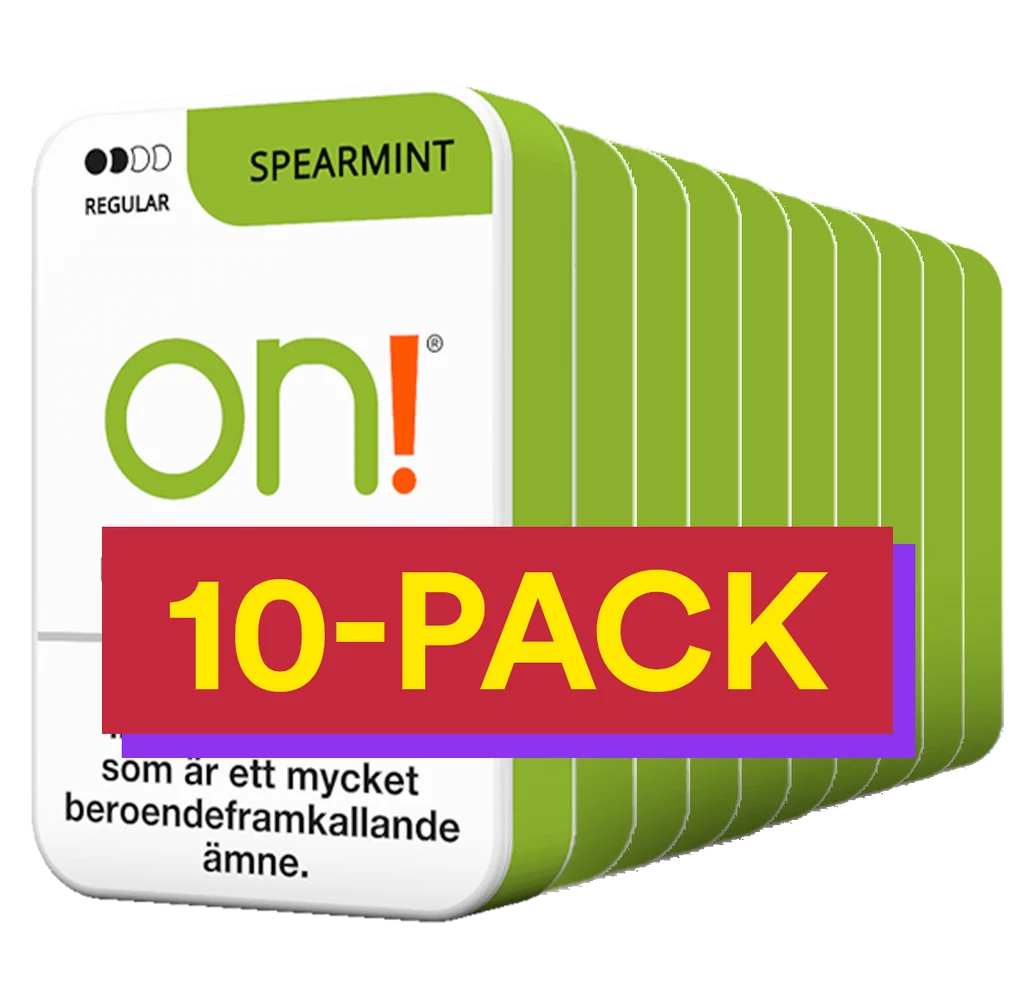 10x On! Spearmint Light