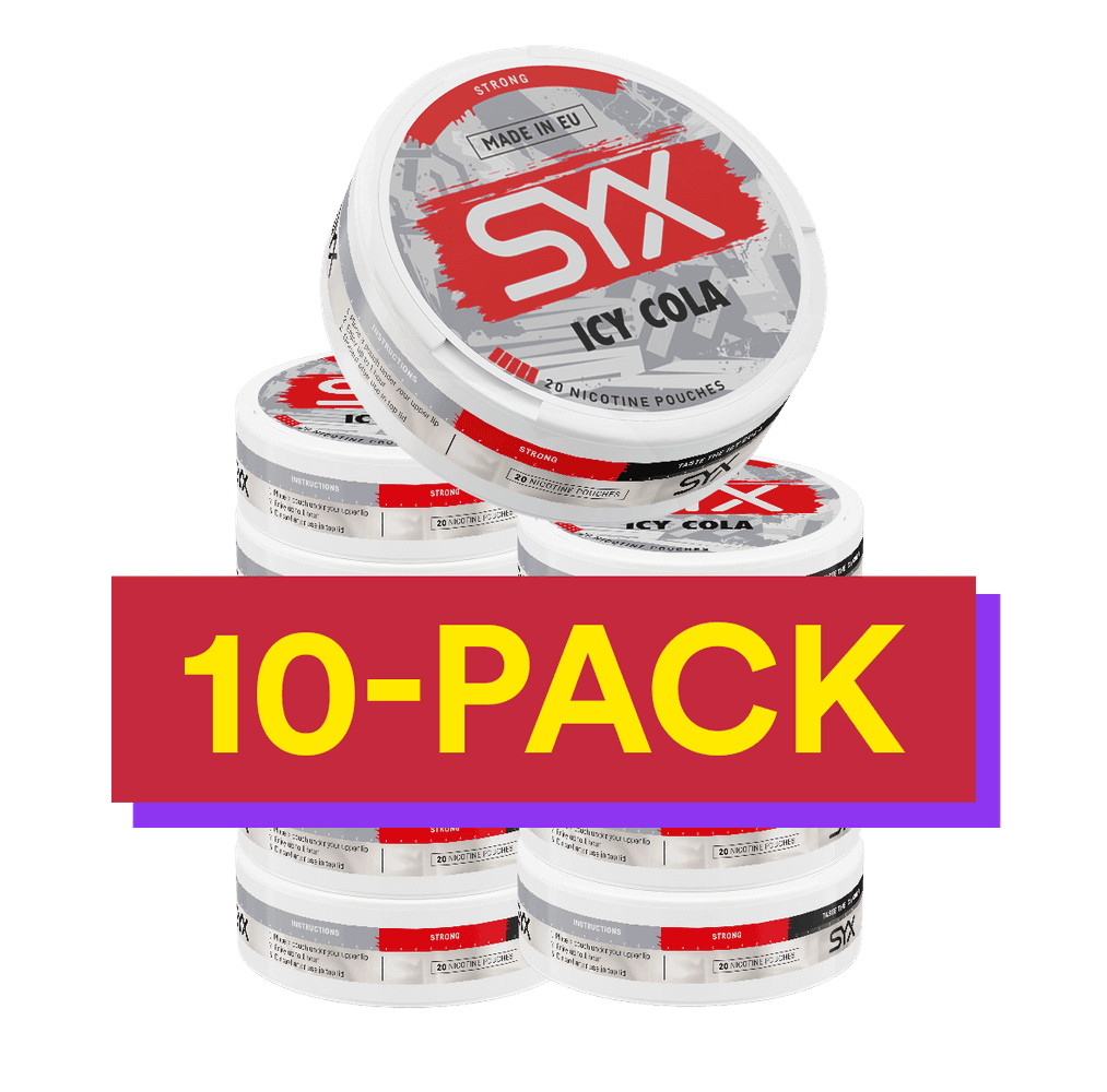 10x SYX Icy Cola Strong