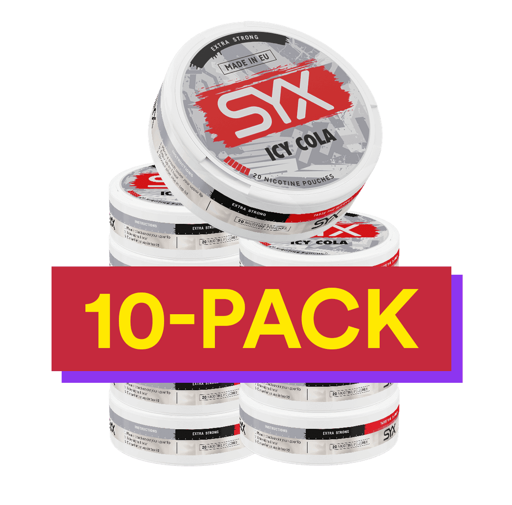 10x SYX Icy Cola Xtra Strong