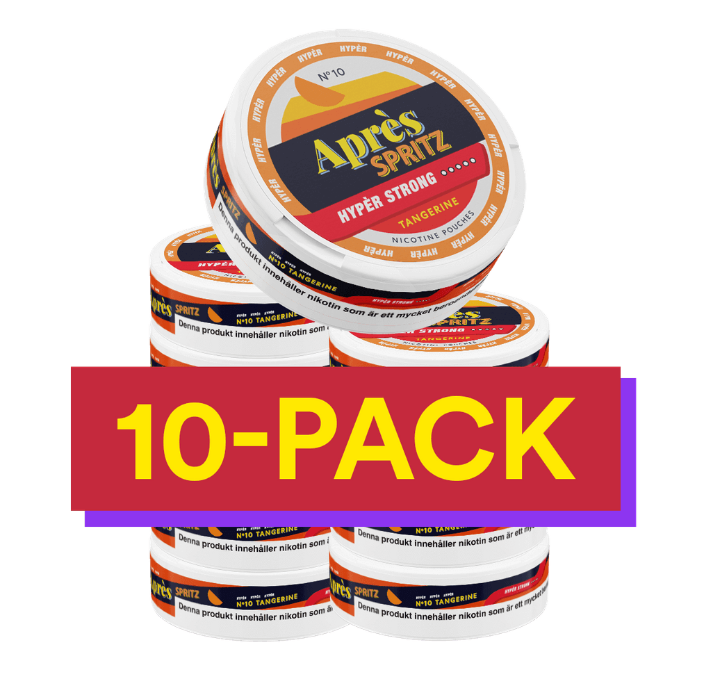 10x No.10 Après Tangerine Spritz - Hypèr Strong