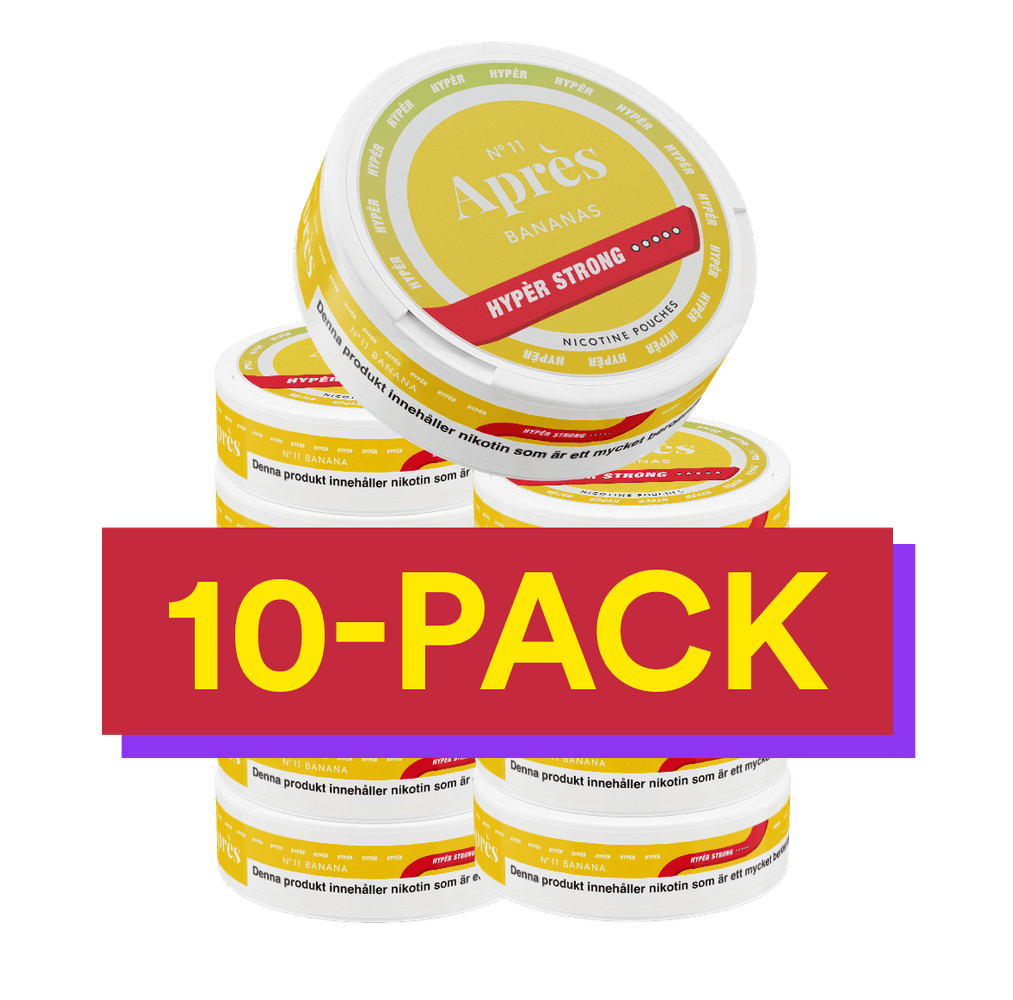 10x No.11 Après Bananas Hypèr Strong