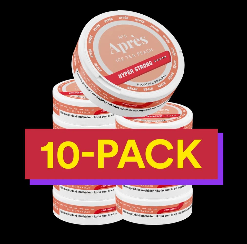 10x No.5 Après Ice Tea Peach - Hypèr Strong
