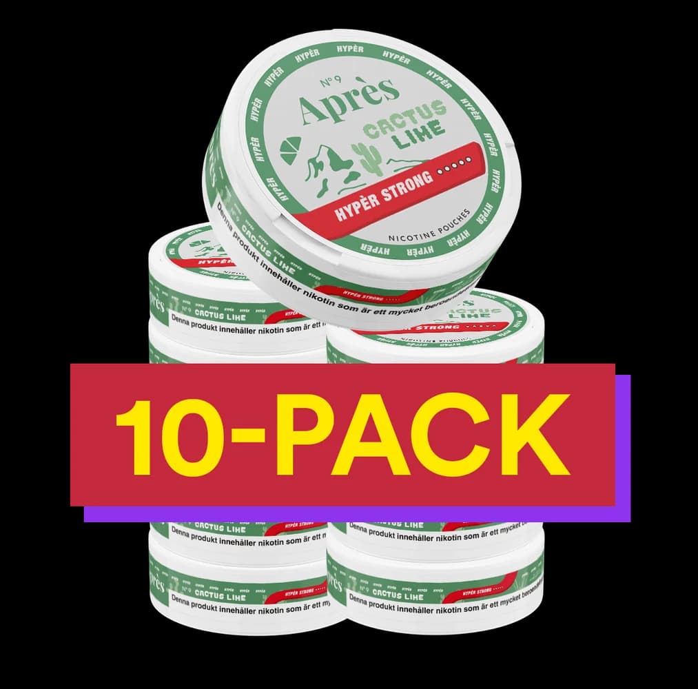 10x No.9 Après Cactus Lime - Hypèr Strong