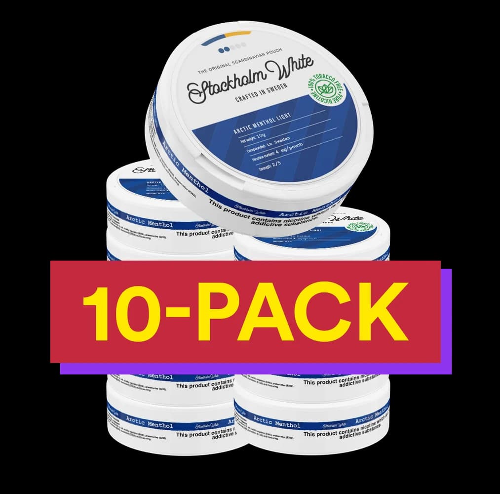 10x Stockholm White Arctic Menthol Light