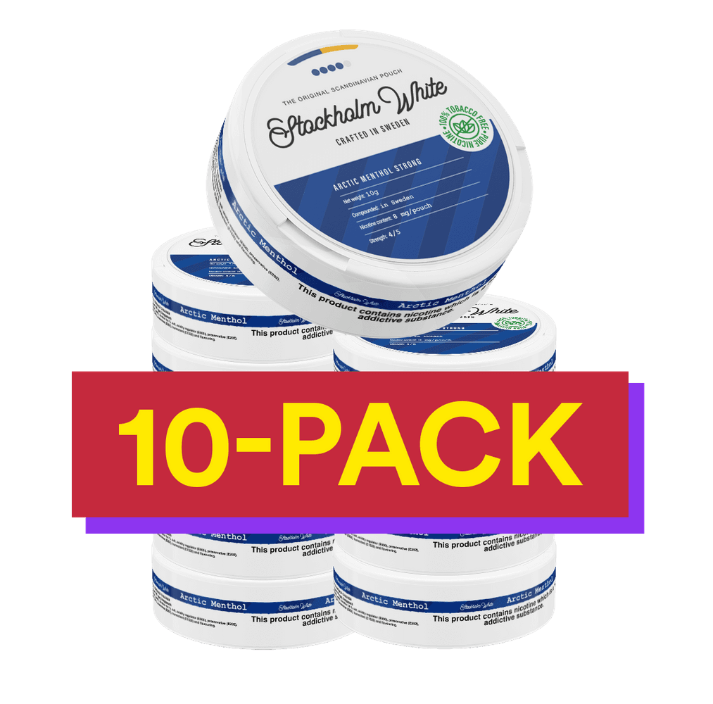 10x Stockholm White Arctic Menthol Strong