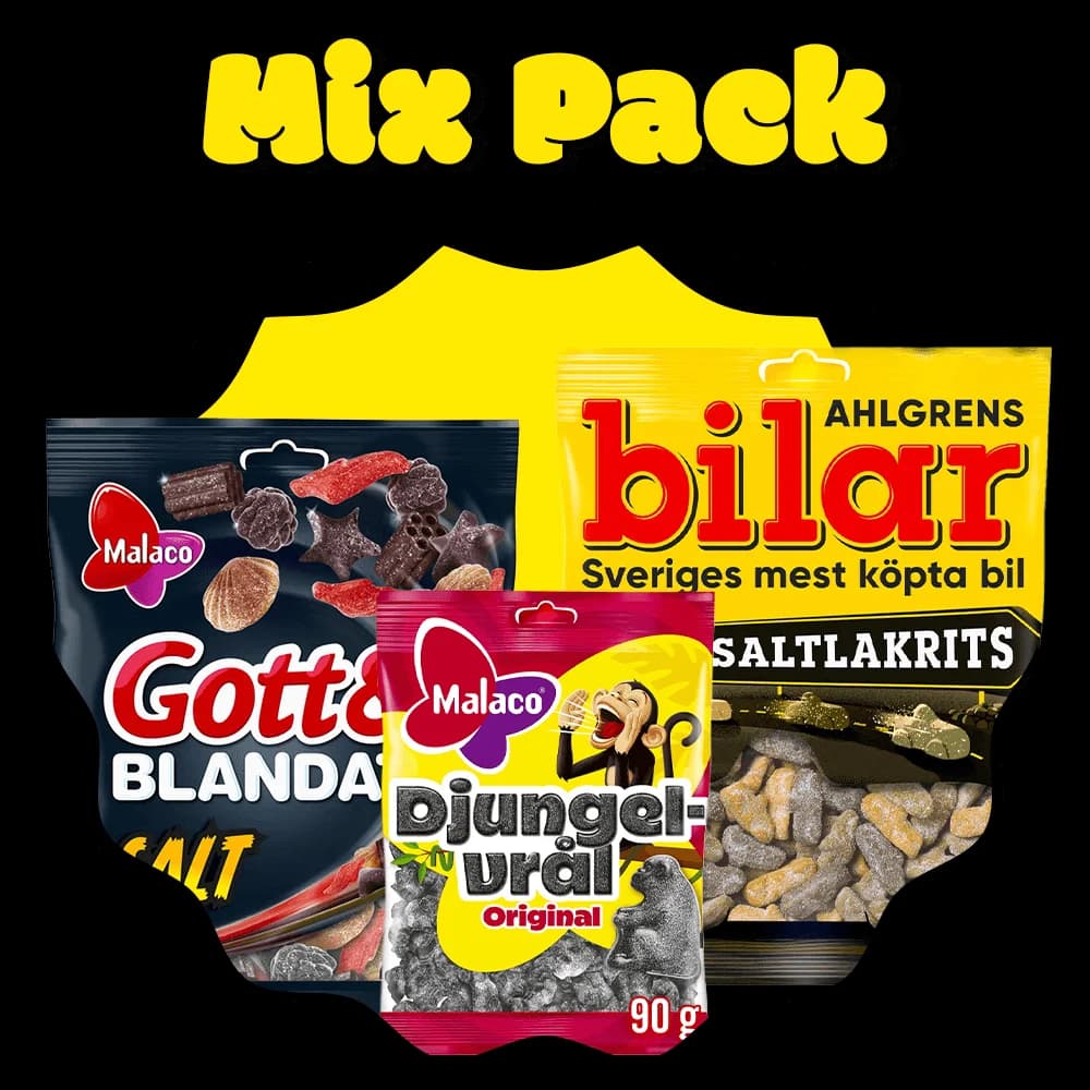 Swedish Candy - Nordic Super Salty Mix Pack