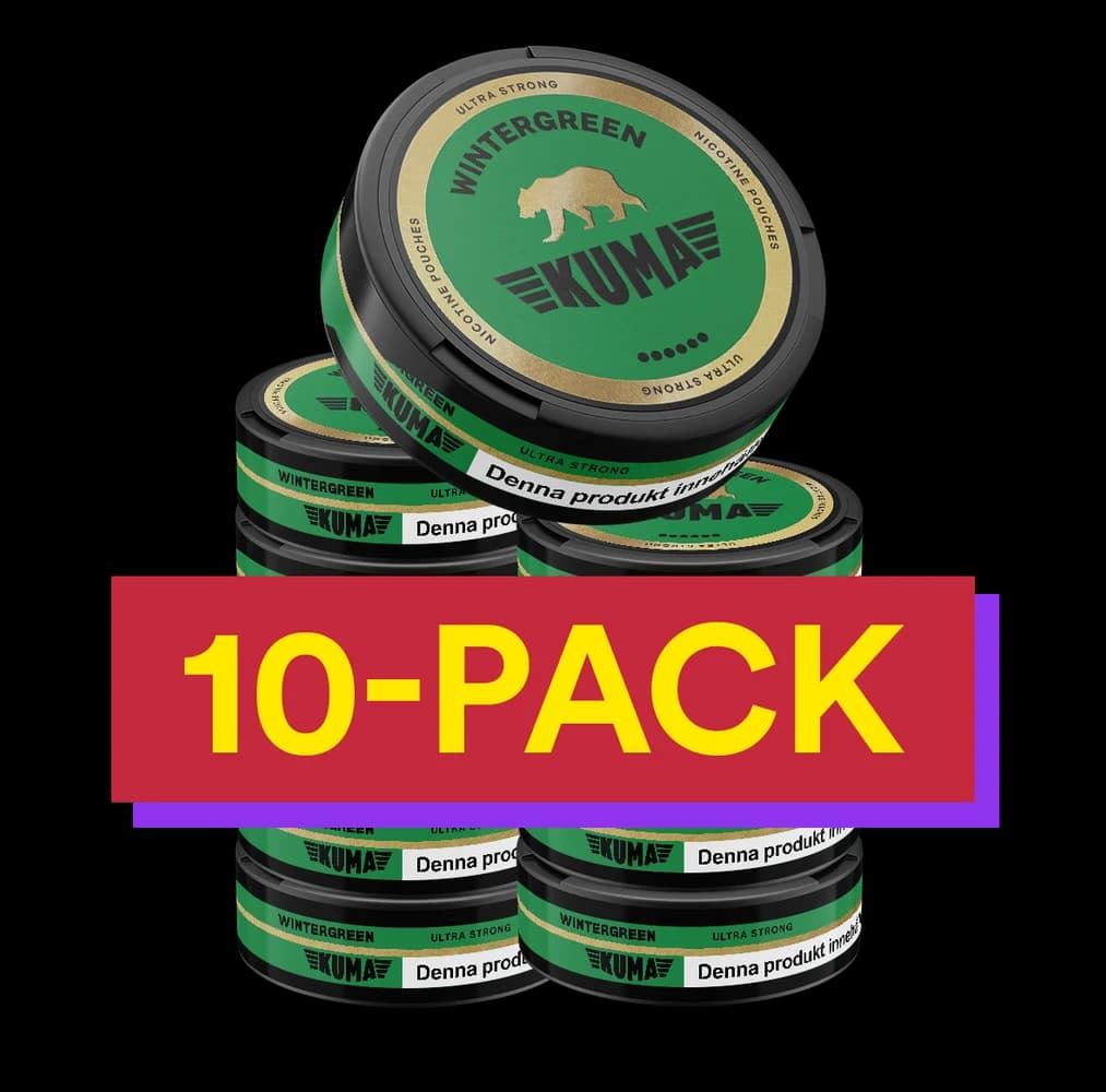 10x Kuma Wintergreen - Ultra Strong