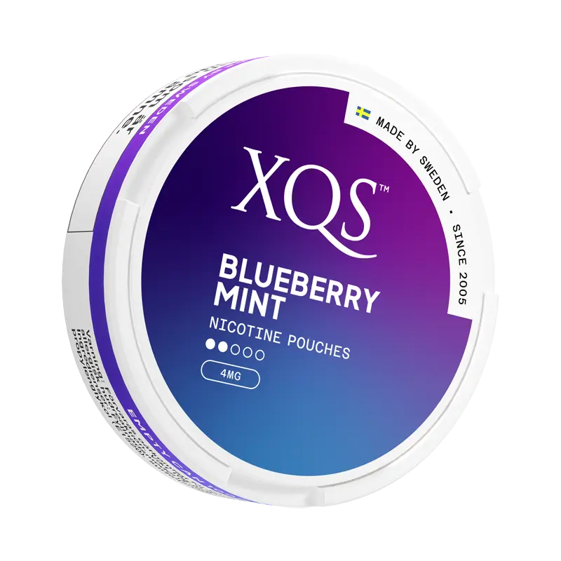 XQS Blueberry Mint 4mg Slim - Nikotiinipussit