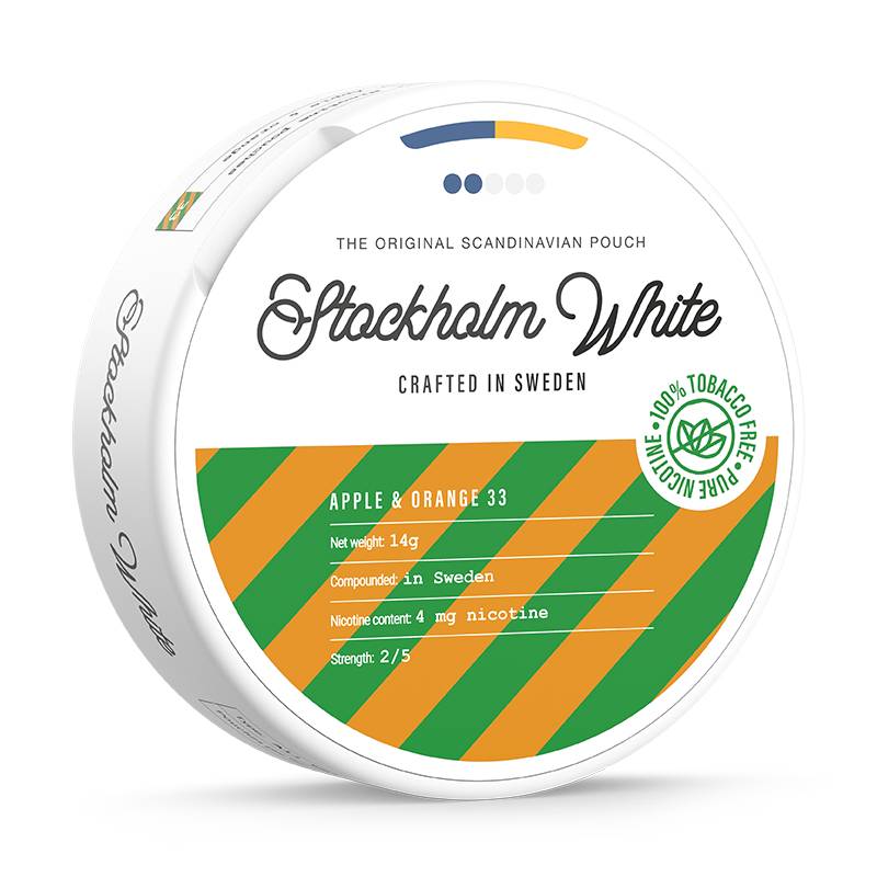 Stockholm White Apple and Orange 4mg - Nikotiinipussit