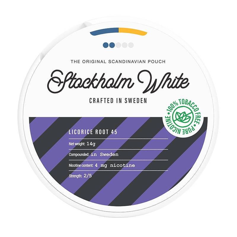 Stockholm White Licorice Root 4mg - Nikotiinipussit
