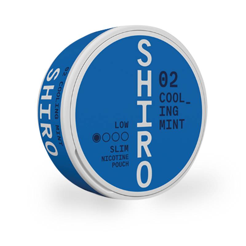 Shiro 02 Cooling Mint 4 mg - Nikotiinipussit
