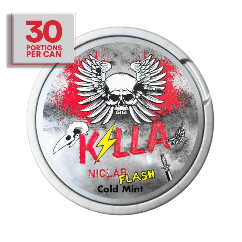 KILLA Niclab Flash Cold Mint 4mg - Nikotiinipussit