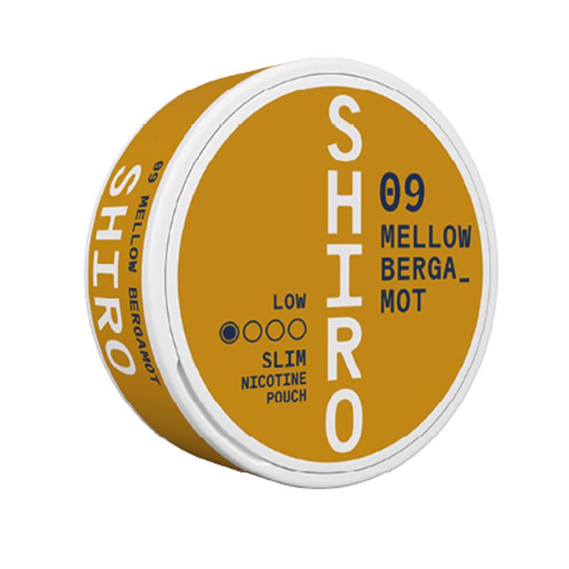 Shiro 09 Mellow Bergamot Low4 mg - Nikotiinipussit