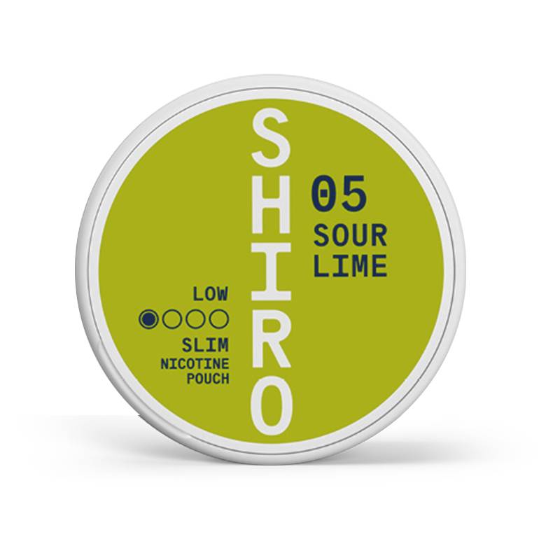 Shiro #05 Sour Lime Low 4 mg - Nikotiinipussit