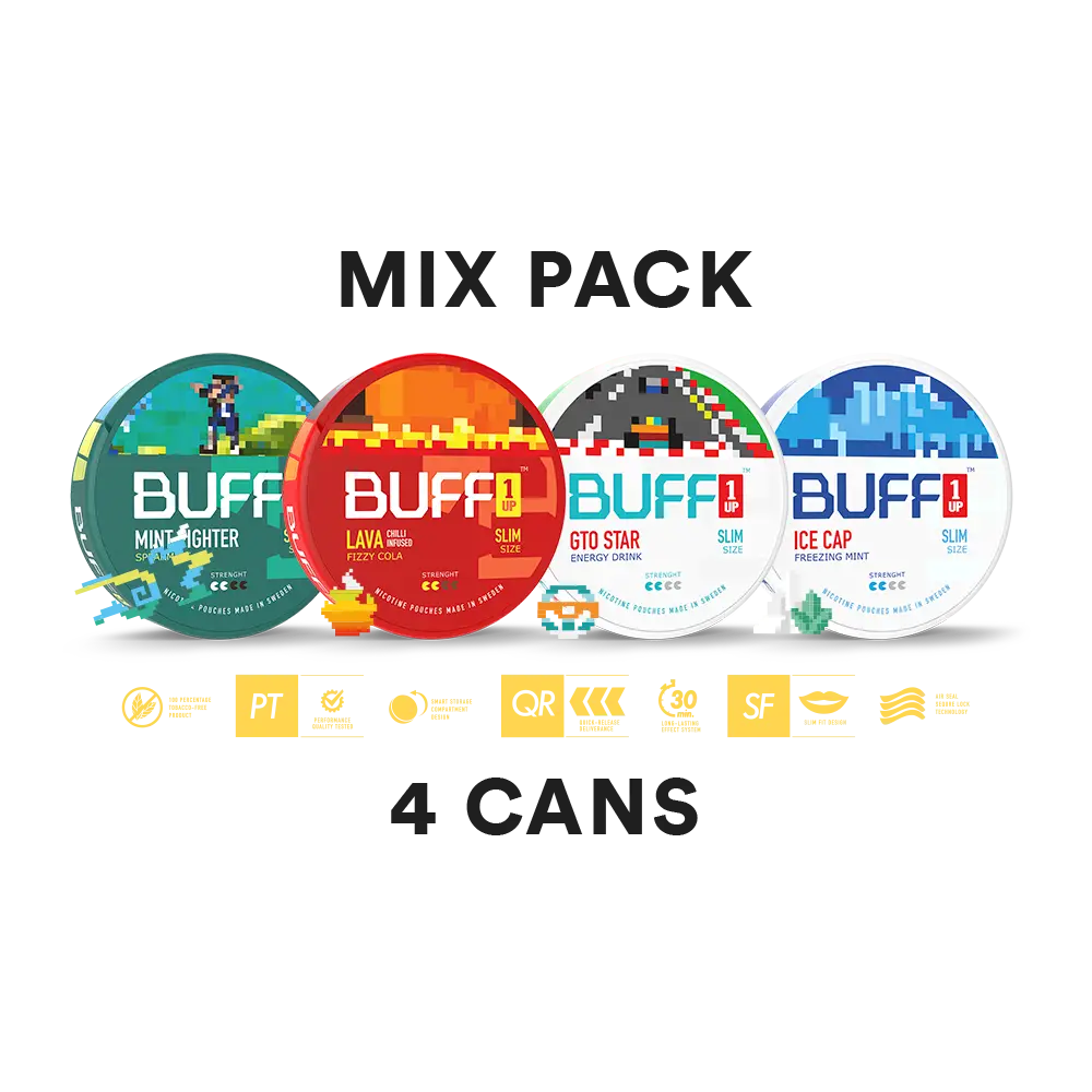 BUFF 1UP™ 4 Cans Mix Pack