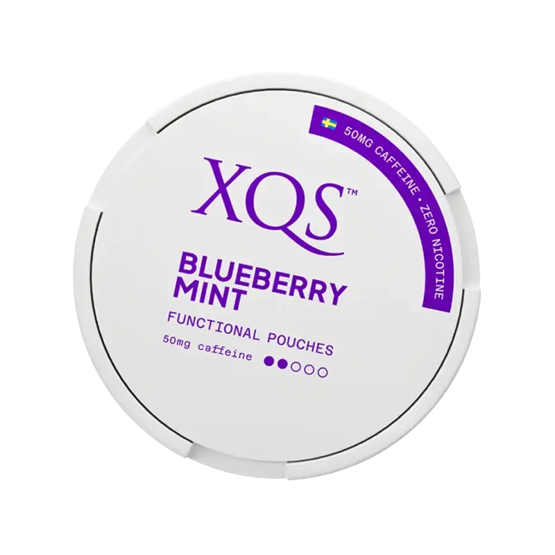 XQS Blueberry Mint Caffeine Pouches