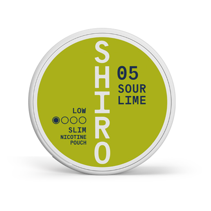 Shiro #05 Sour Lime Low 4 mg - Nikotiinipussit