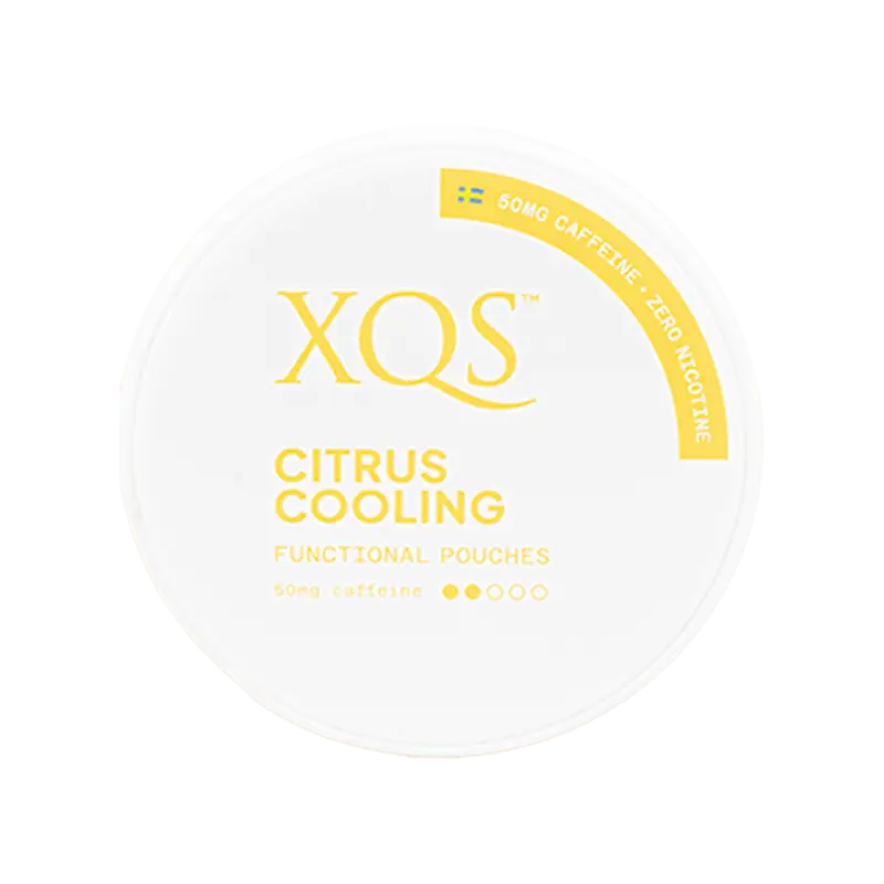 XQS Citrus Cooling Caffeine Pouches