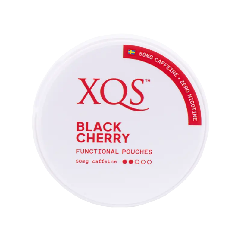 XQS Black Cherry Caffeine Pouches